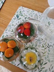 Lucite Jam pots