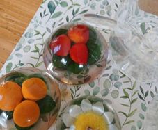 Lucite Jam pots