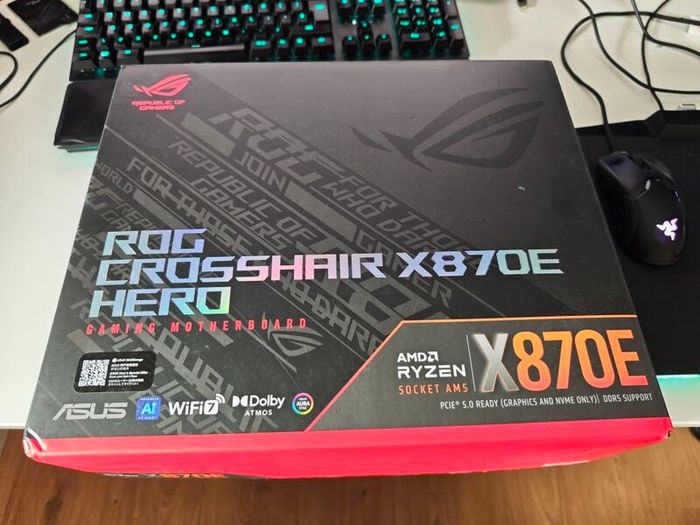 Asus X870E Hero, 32GB 6000 CL26, 1Tb Nvme