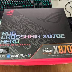 Asus X870E Hero, 32GB 6000 CL26, 1Tb Nvme, 360 aio