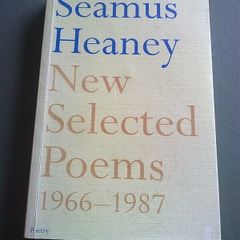 Seamus Heaney new selected poems 1966-1987 Ireland Irish