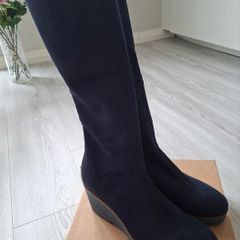 Boots, navy, size 40