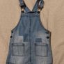 NEXT Blue Denim Dungaree Dress Image 2