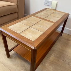 Tiled brown Coffee table