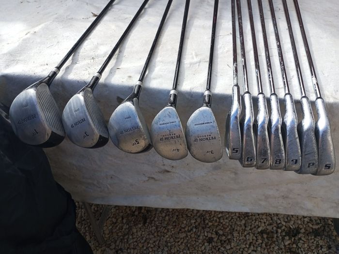 Petron ip golf clubs. Left handed clubs.