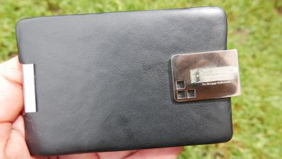 Personalised Leather Business Card Holder , Case
