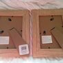 Oak photo frames x 2 Image 2