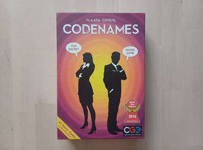 Codenames Family Team Play Party Board Game 2015 +Promo Expansion & Broken Token Insert