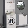 Bathroom Cabinet Washing Machine Cupboard White 2 Doors - Free Delivery Nationwide Image 4