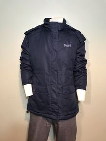 Lonsdale Mens Hooded Winter Coat Size Medium
