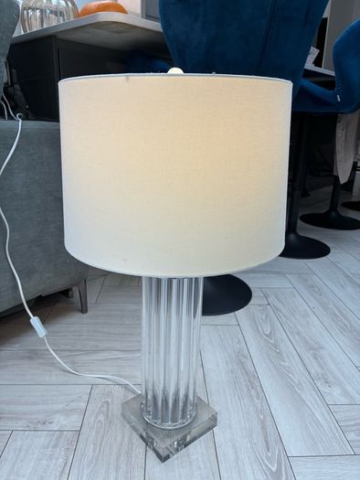 large glass lamp ,