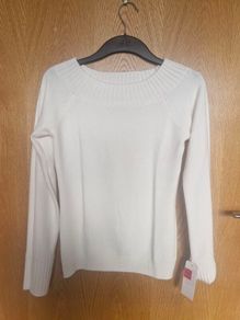 Camaieu Jumper Off White s. S