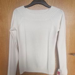 Camaieu Jumper Off White s. S