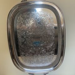 Vintage Silver Plate Tray