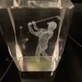 3D Laser Engraved Golfer Display Image 2