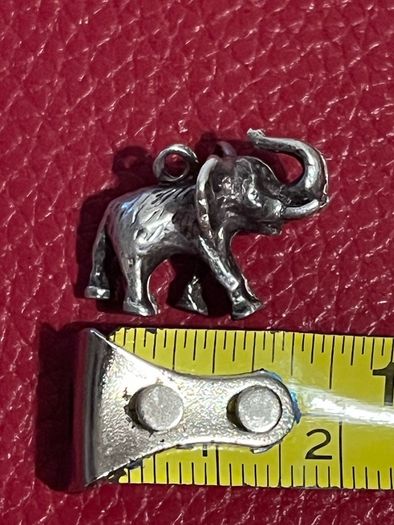 Vintage Silver Elephant Pendant