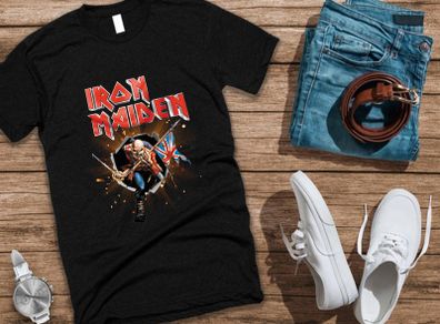 Iron Maiden Music Band Memories 1970s 1980s Tshirt