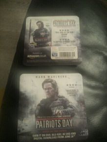 Mark Wahlberg Patriots Day Beer mat