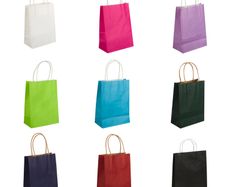 Paper Party/Gift Bags with Twisted Paper Handles Small/Medium/Large/Extra-Large