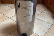 Chrome Colour Kitchen Waste Bin