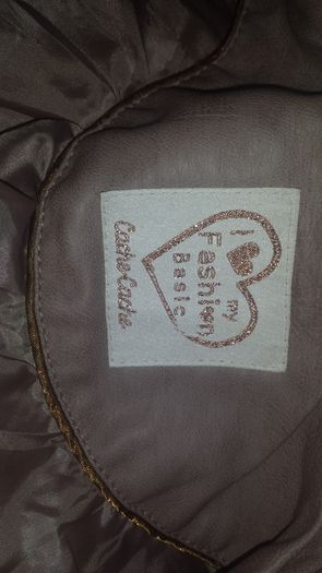 TAUPE Leather Look Bomber Jacket