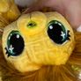 Gund P.Lushes Pets Eleni Key Lion Yellow Brown Green Gem Nose Plush Toy approx. 6 Used Please see pictures Image 9