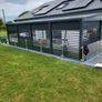 Aluminium/Wood slates/Aluminium sliding doors Image 2