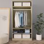 Wardrobe Sonoma Oak 100x50x200 cm Chipboard Image 2