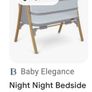 Baby elegance night night bedside crib Image 6