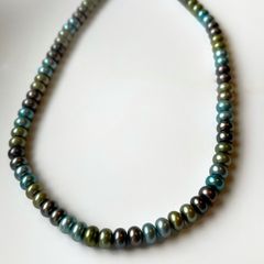 HONORA cultured pear necklace with sterling silver clasp