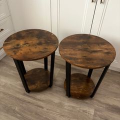 Pair of side tables