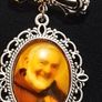 Silver St Padre Pio Blessed Brooch Image 3