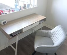 Desk and armchair, like new condition