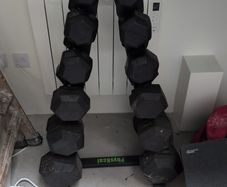 Dumbbells - incredible value. 185kgs total