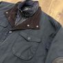 Barbour Ogston Wax Jacket Navy Image 4