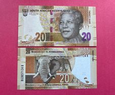 South Africa. 20 Rand  2013. Pick 134a. ( Uncirculated )