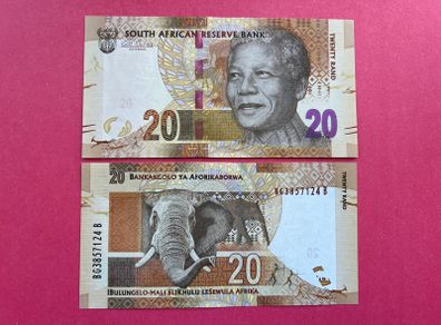South Africa. 20 Rand  2013. Pick 134a. ( Uncirculated )