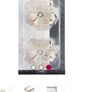 curtains clip backs ivory x 2 Image 3