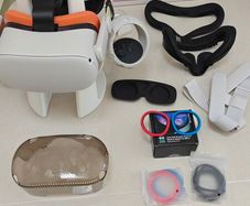 Oculus Quest 2 All-in-One VR. Upgraded Elite Strap, Stand & Tons of Extras