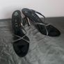 Black Suede Gina Shoes Size 6 Image 3