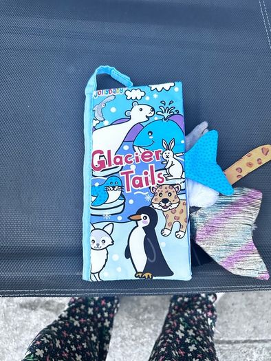 jollybaby soft book Brand New Glacier Tail