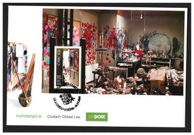 2009 Ireland Birth Centenary of Francis Bacon Commemorative Stamp Miniature Sheet An Post First Day Cover (FDC)