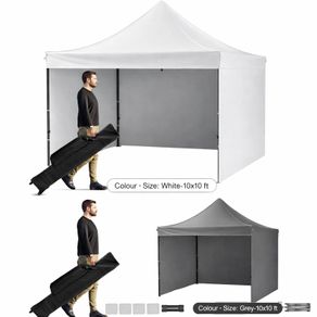 Gazebo Pop-Up Canopy Tent 10x10 ft with Sidewalls