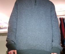 Jaeger Wool & Cashmere Half-Zip Sweater