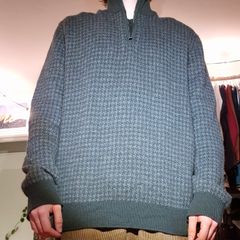 Jaeger Wool & Cashmere Half-Zip Sweater