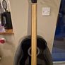 Black Classical Acoustic Guitar Image 2