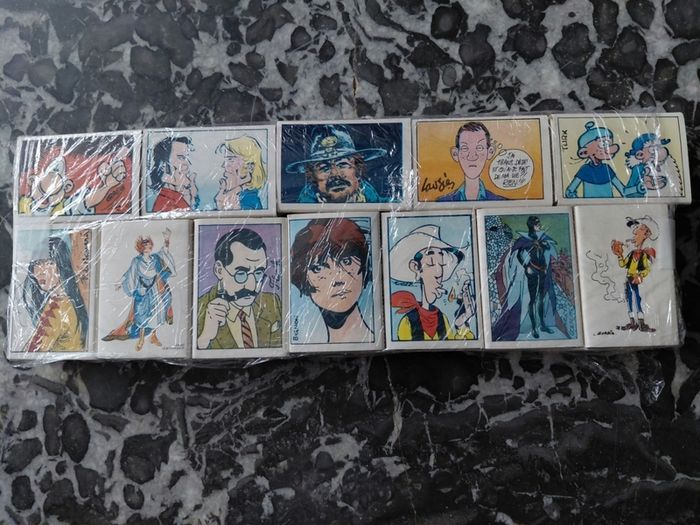 Vintage French matchboxes with all matches inside