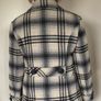 Check Short Coat Jacket Black & Ivory Rocha John Rocha Size 14 Image 4