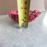 Vintage Bowl, Burnt Red Ruffled Crest Edge Small Dish Or Ashtray Image 2