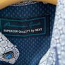 Next navy patterned long sleeve shirt 3-4 years Image 3